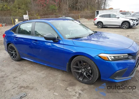 2023 Honda Civic Sport z USA, uszkodzony, nr VIN 2HGFE2F54PH558970